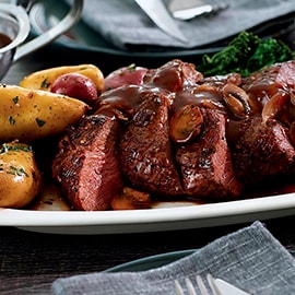 Chateaubriand con salsa escocesa ahumada Chateaubriand con salsa escocesa ahumada