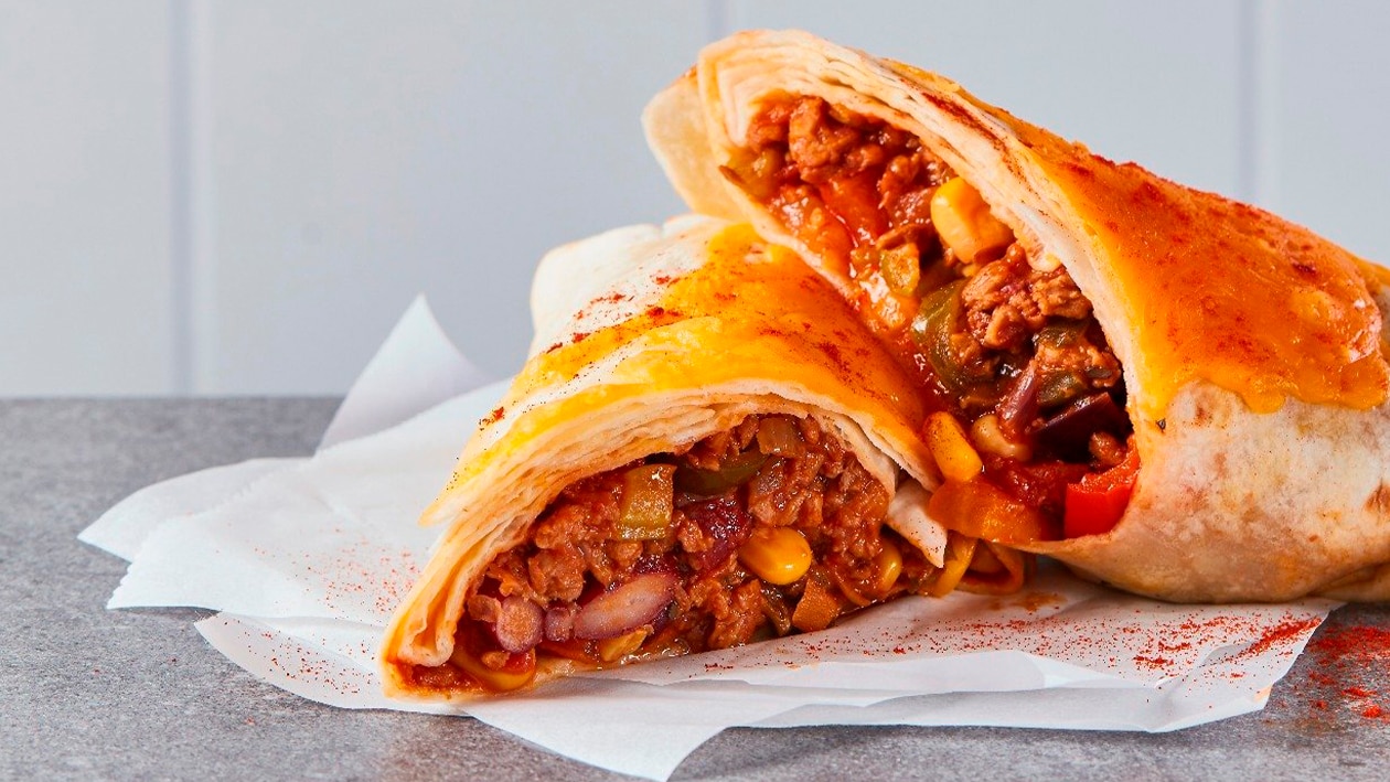 Chilli con carne Wraps de The Vegetarian Butcher – - Receta - UFS