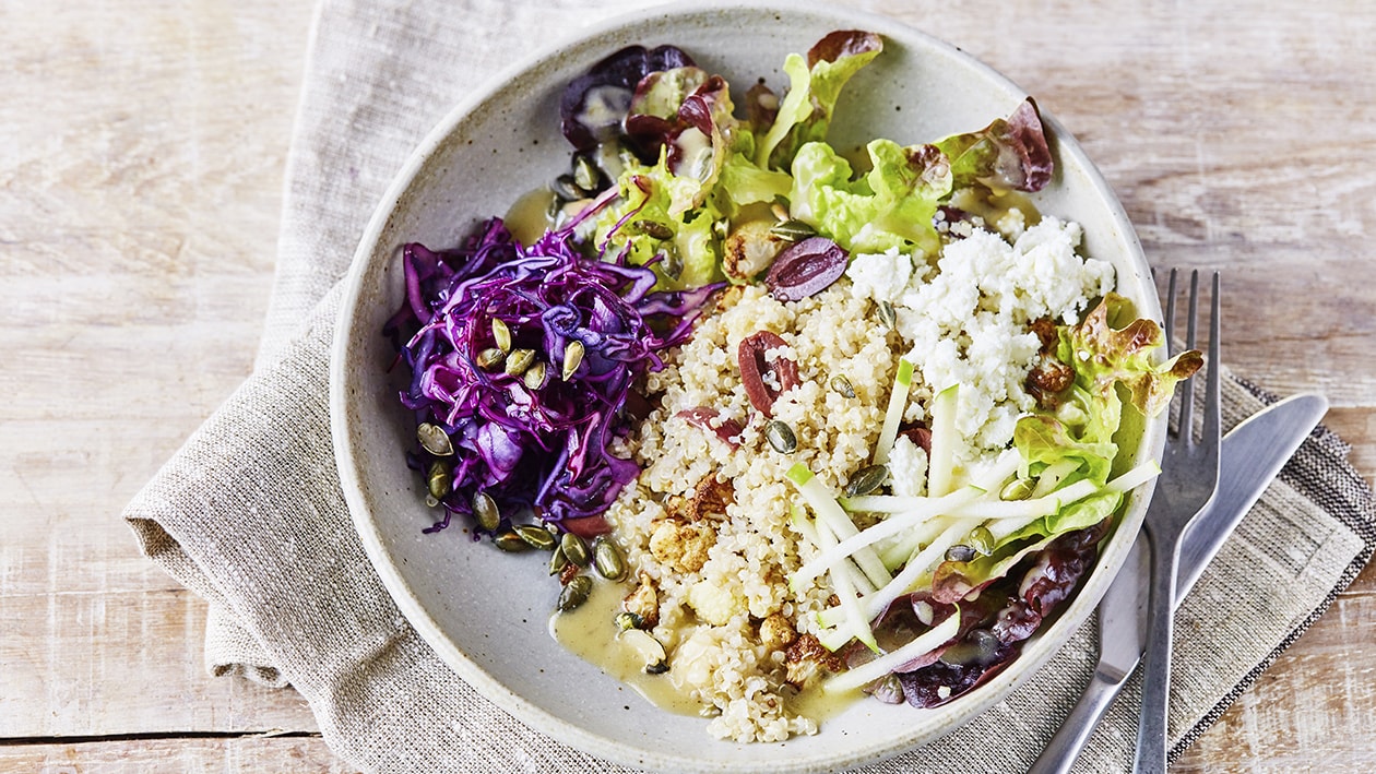 Ensalada de quinoa con coliflor asada – - Receta - UFS