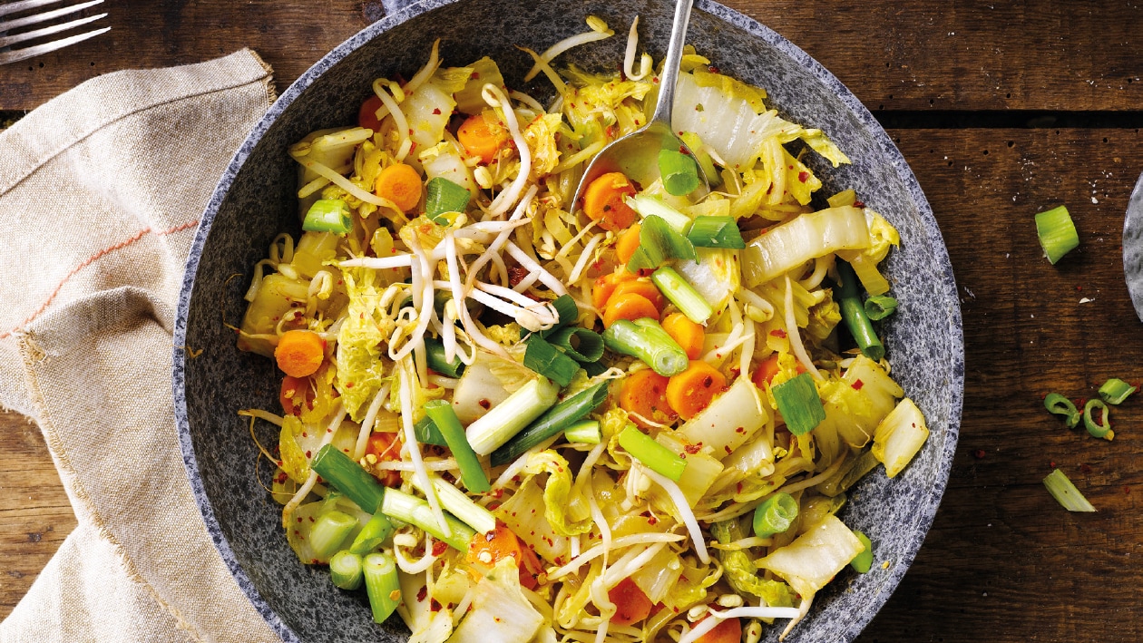 Col china con lentejas – - Receta - UFS