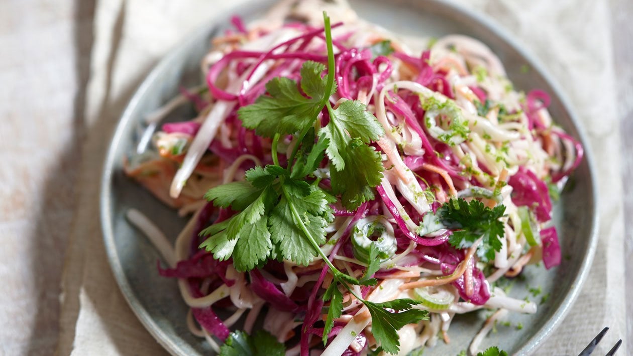Ensalada de col roja y blanca con mayonesa de lima – - Receta - UFS