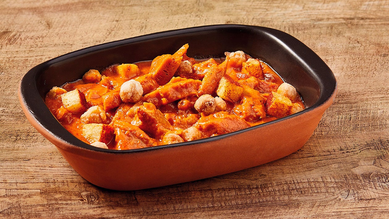 Extremadamente falsos Callos (Veganos) con garbanzos fritos – - Receta - UFS