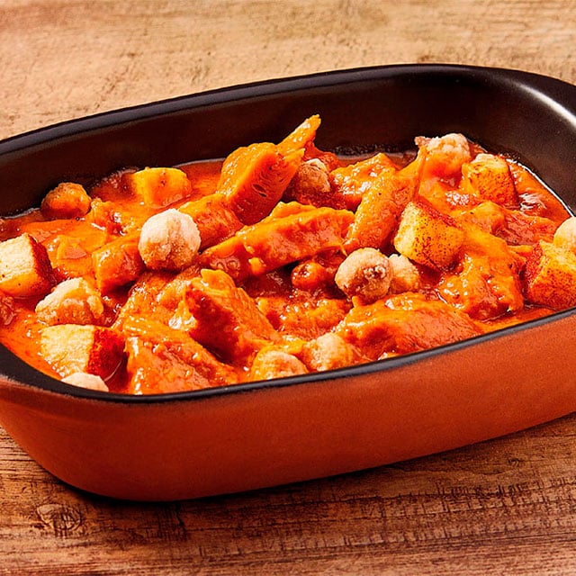 Extremadamente falsos Callos (Veganos) con garbanzos fritos Extremadamente falsos Callos (Veganos) con garbanzos fritos