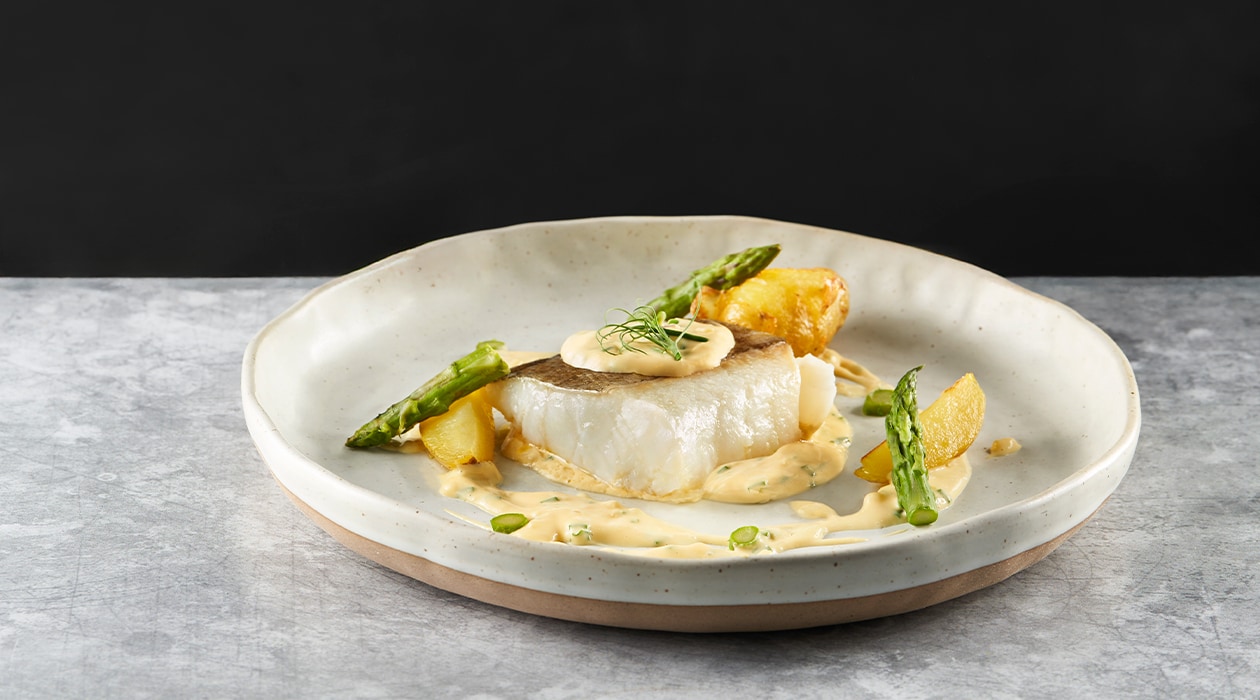 Filete de bacalao con salsa Beurre Blanc – - Receta - UFS