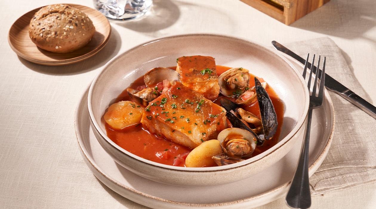 Guiso tradicional de pescado a la bilbaina o marinera			 – - Receta - UFS