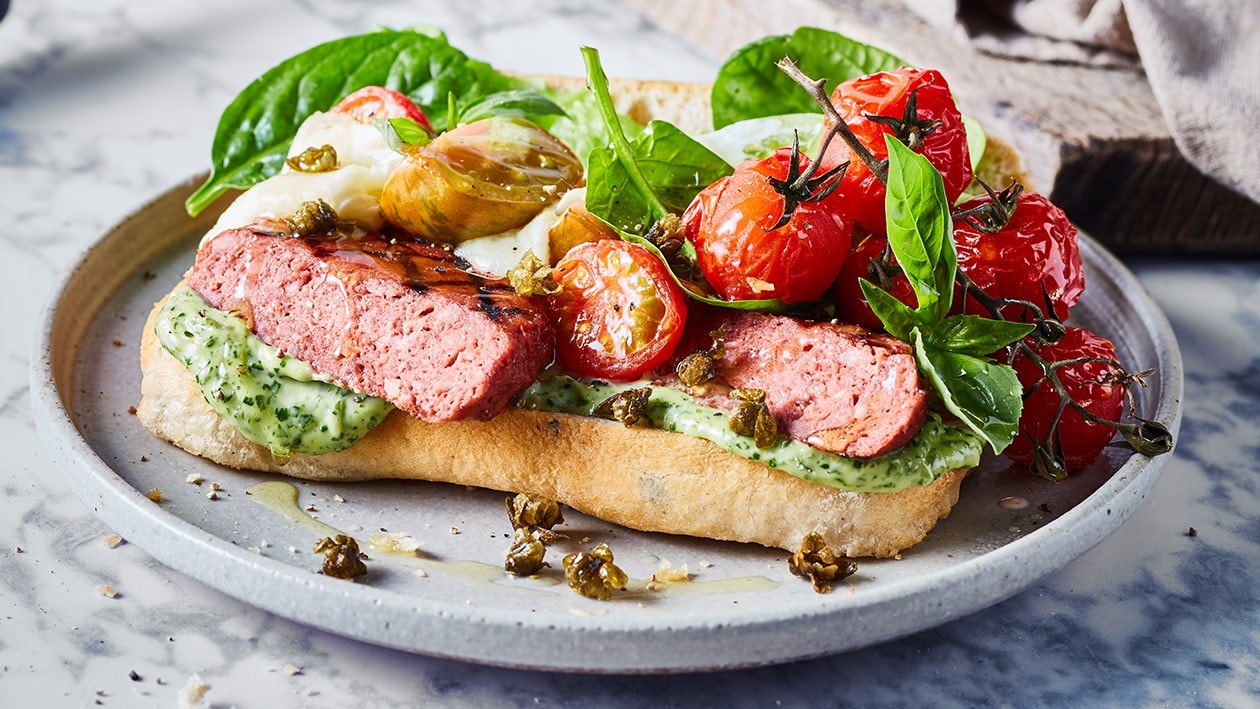 Hamburguesa de NoTernera al Grill al estilo italiano – - Receta - UFS