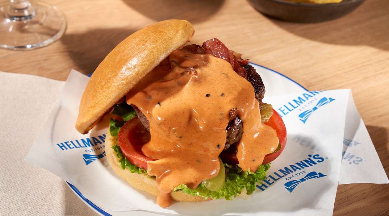 Hamburguesa con salsa Emmy – - Receta - UFS