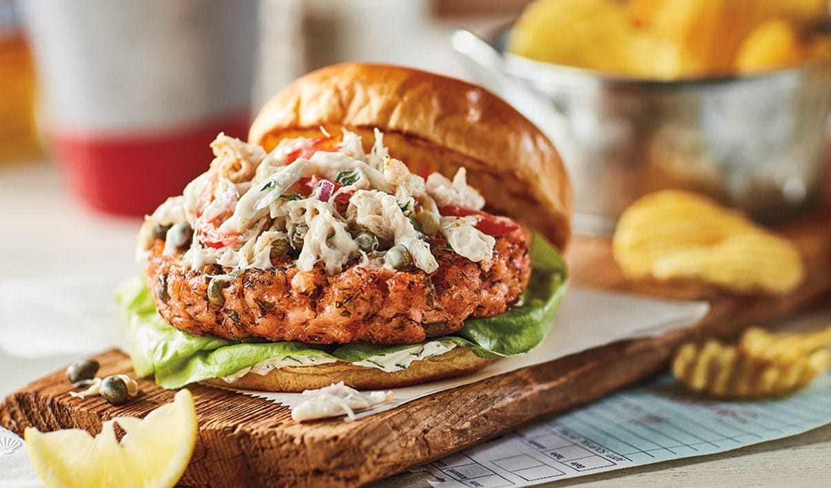 Hamburguesa de ensalada de cangrejo Maryland – - Receta - UFS