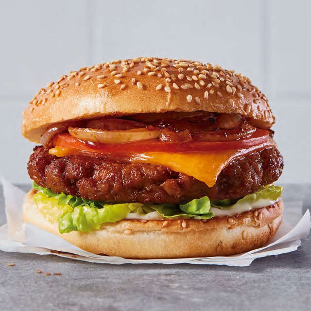 Hamburguesa de NoTernera con queso Hamburguesa de NoTernera con queso