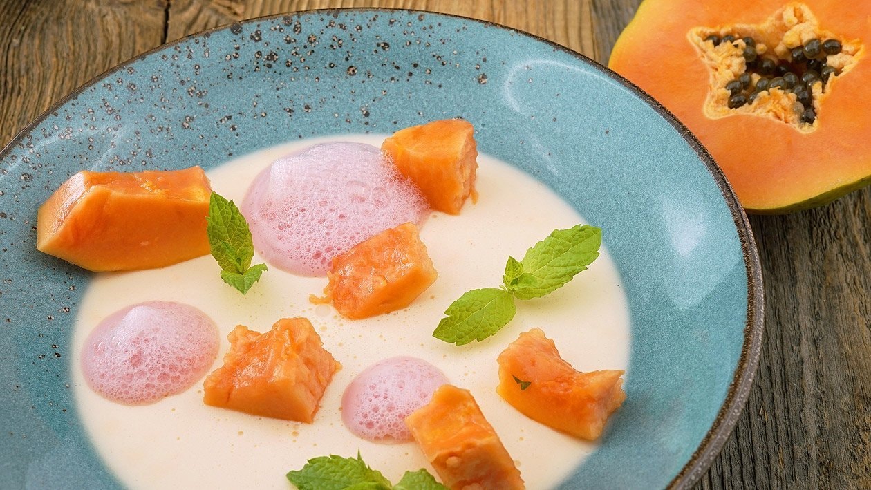 Panna Cotta de papaya y coco – - Receta - UFS