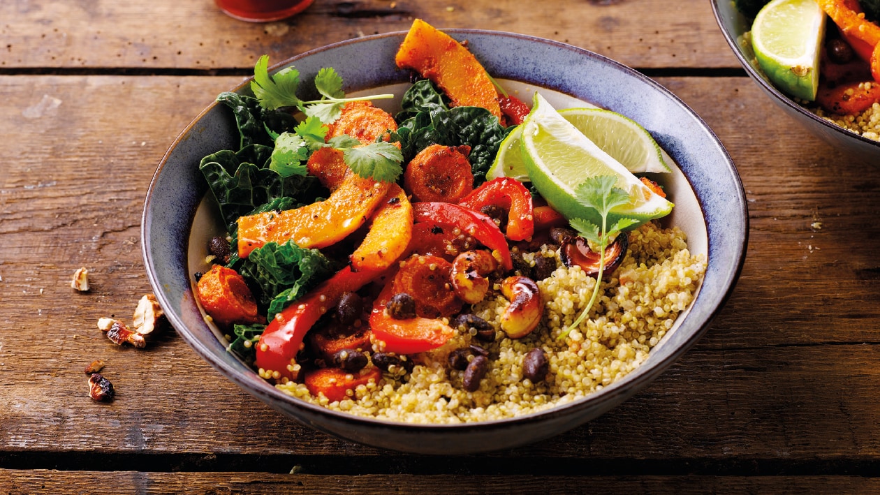 Quinoa con anacardos asados Quinoa con anacardos asados