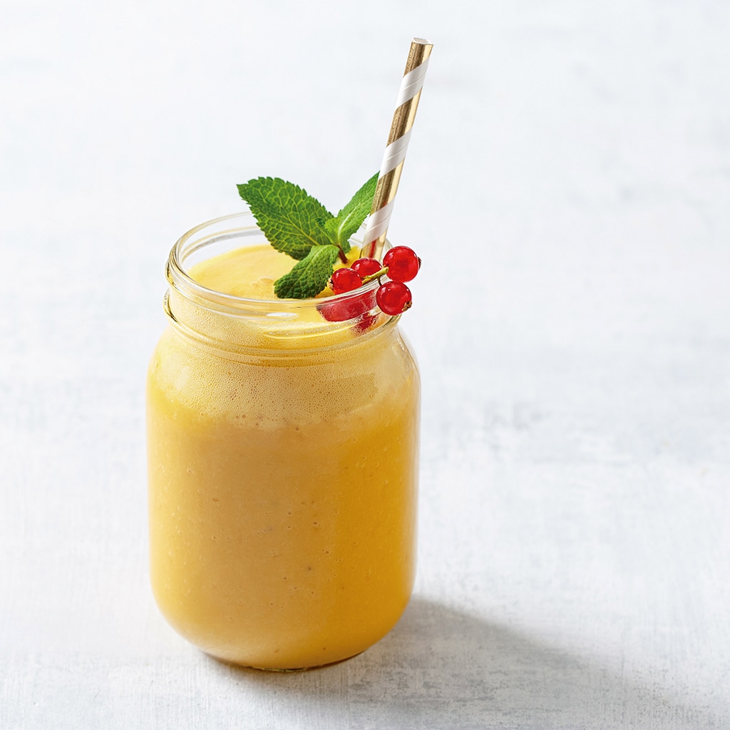 Smoothie de fruta de la pasión Smoothie de fruta de la pasión