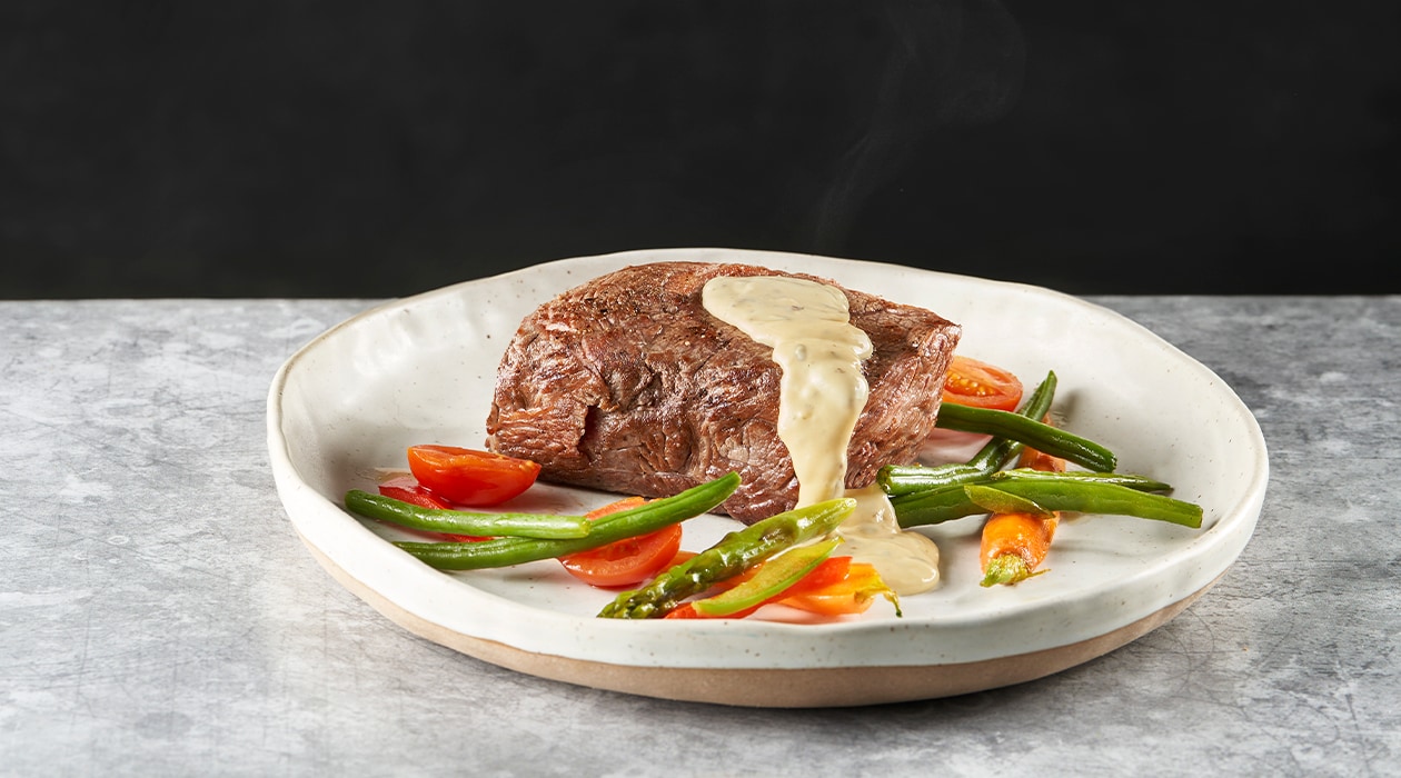 Solomillo de ternera con Salsa Bearnesa – - Receta - UFS