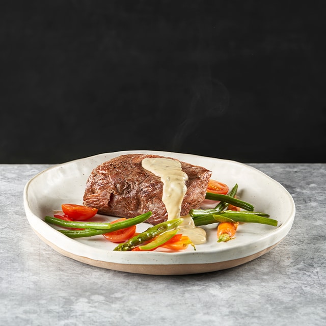 Solomillo de ternera con Salsa Bearnesa