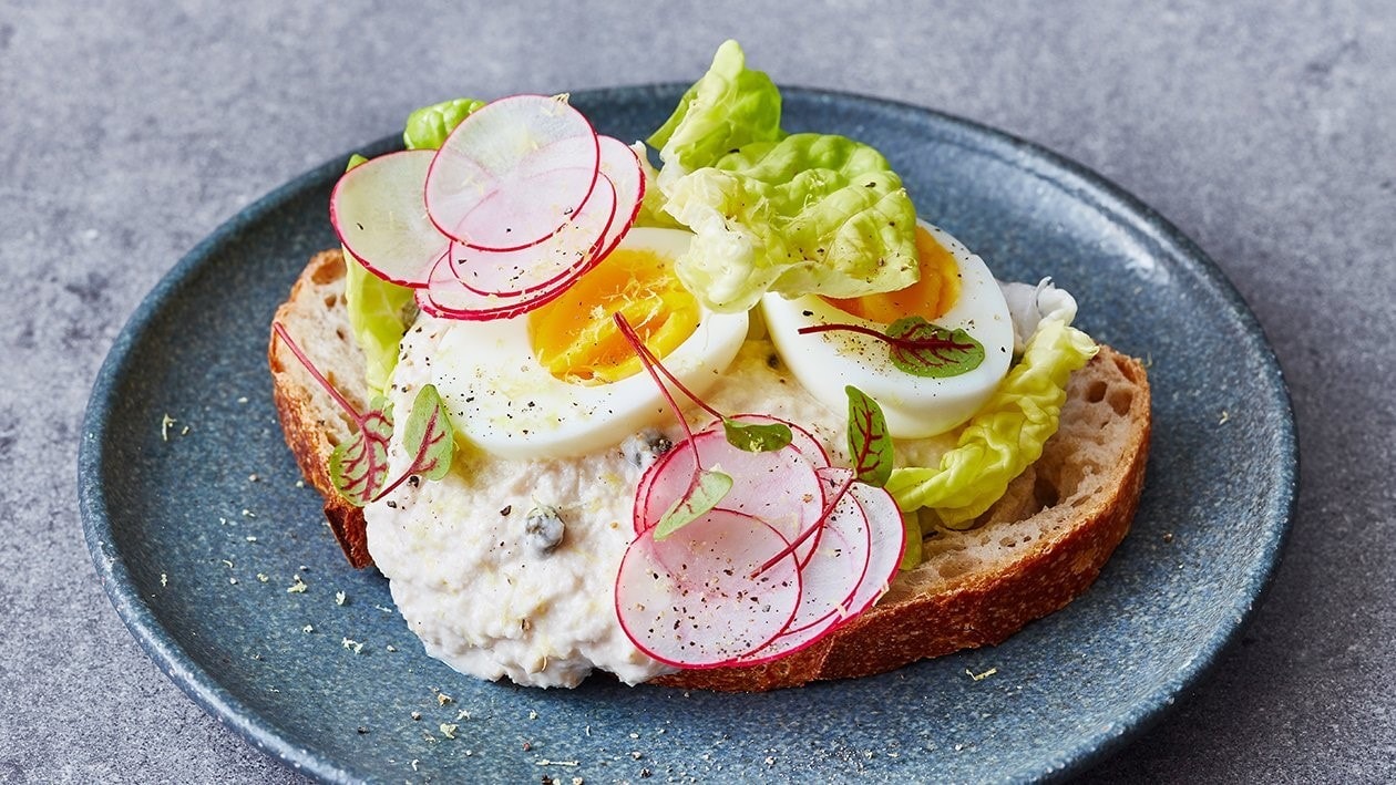 Sándwich de atún con lechuga y rábano – - Receta - UFS Sándwich de atún con lechuga y rábano – - Receta - UFS