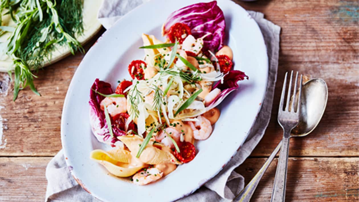 Ensalada de pasta con tomates cherry secados al horno – - Receta - UFS