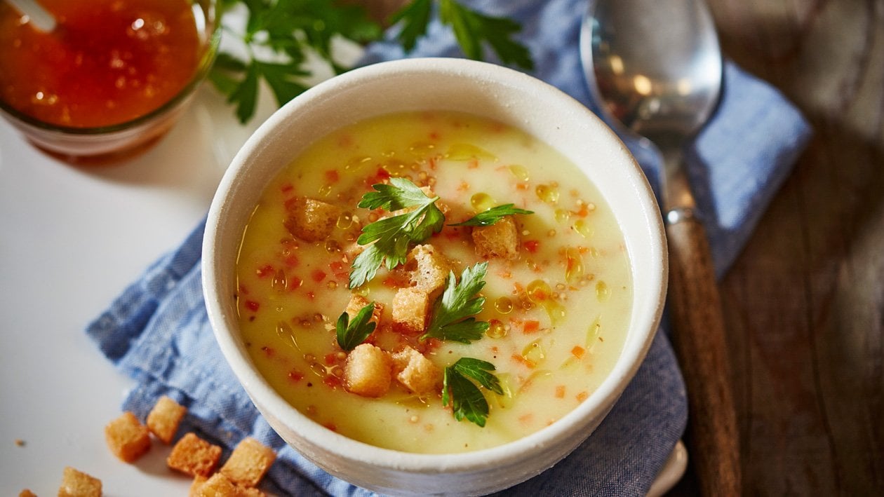 Sopa de mostaza francesa con zanahorias y miel – - Receta - UFS