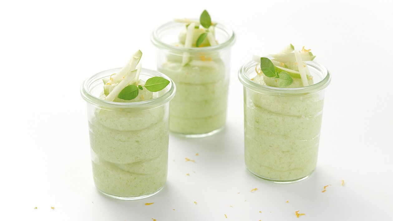 Sorbete de manzana verde Granny Smith con Carte D'Or – - Receta - UFS Sorbete de manzana verde Granny Smith con Carte D'Or – - Receta - UFS