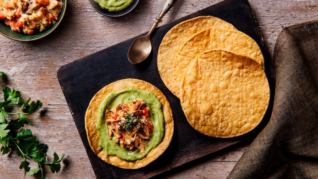 Tostada de Ceviche de Setas y Aguacate – - Receta - UFS