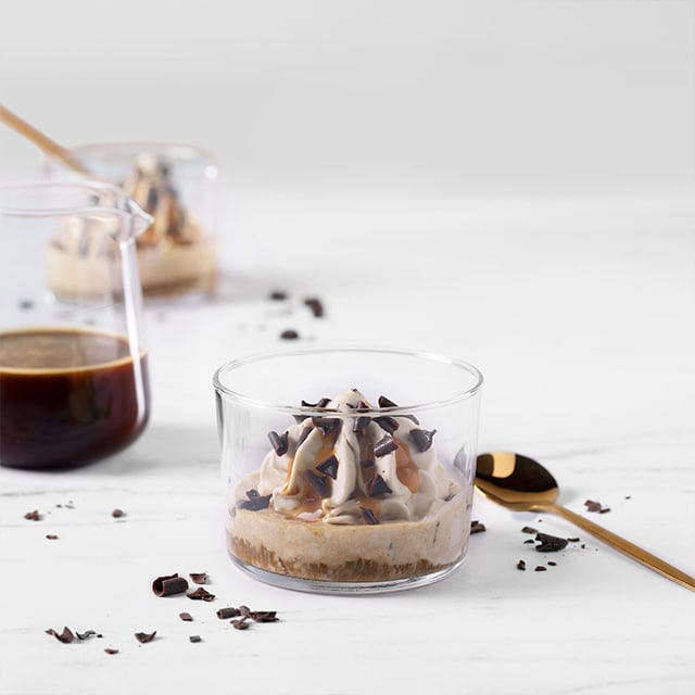 Affogato con helado de Baileys Affogato con helado de Baileys