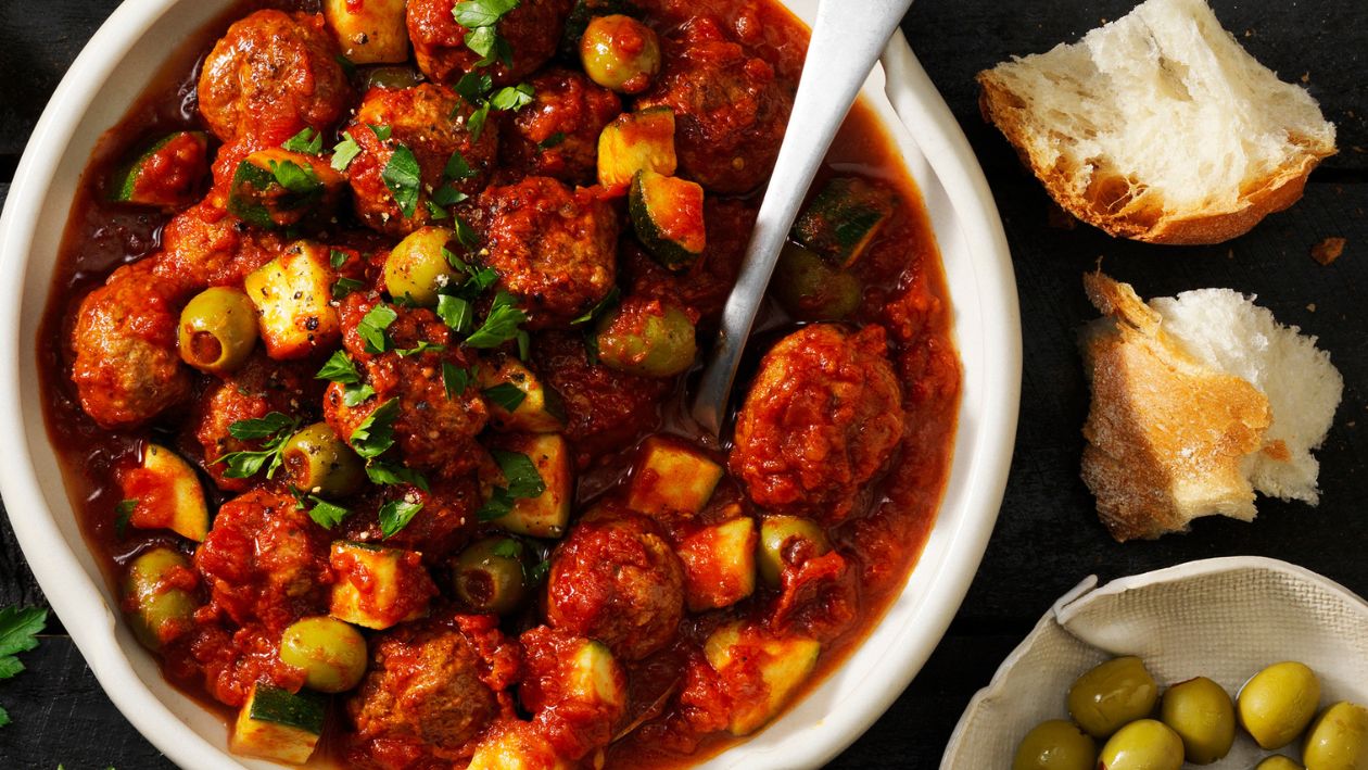 Albóndigas de NoCarne al estilo griego – - Receta - UFS