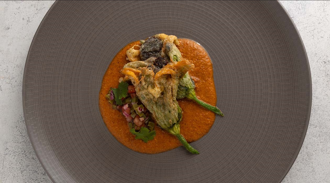 Flor de Calabaza rellena – - Receta - UFS