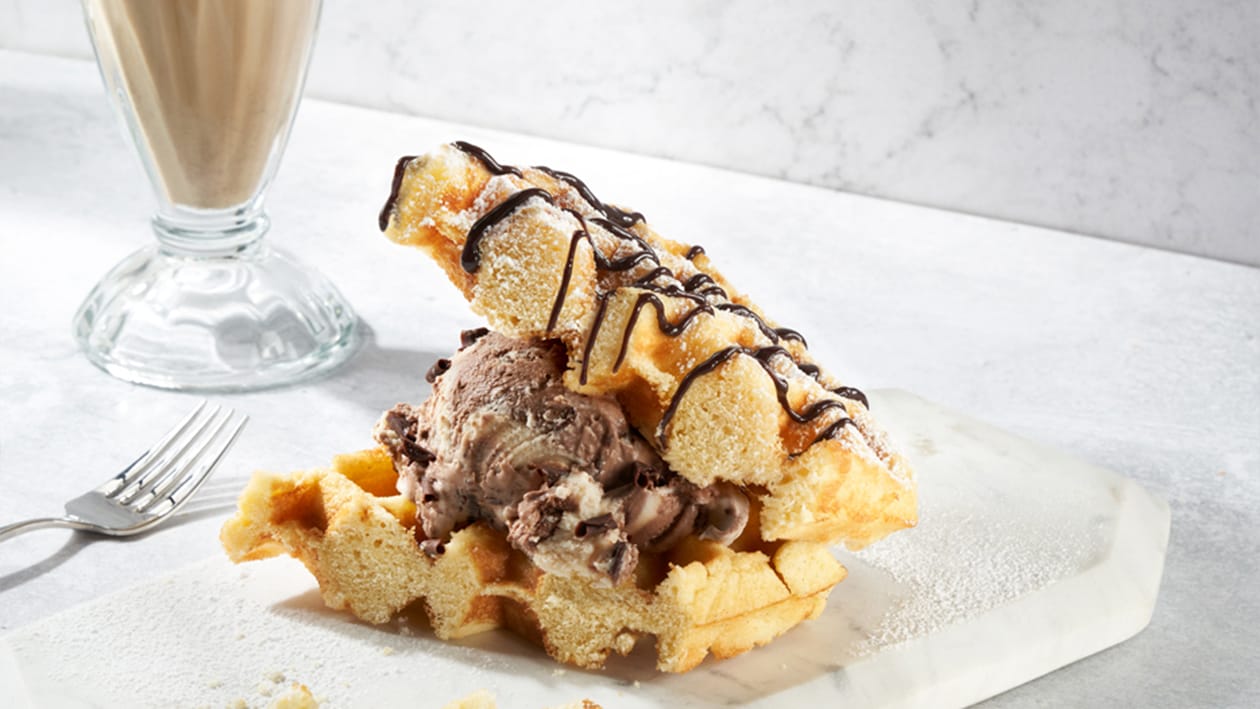 Gofres con Carte D’Or Baileys – - Receta - UFS Gofres con Carte D’Or Baileys – - Receta - UFS