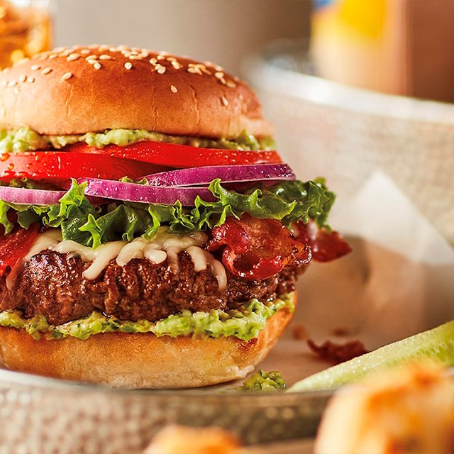 Hamburguesa de pesto Hamburguesa de pesto