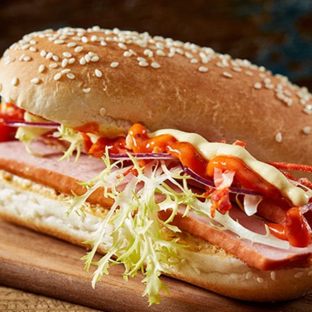 Hot dog oriental Hot dog oriental