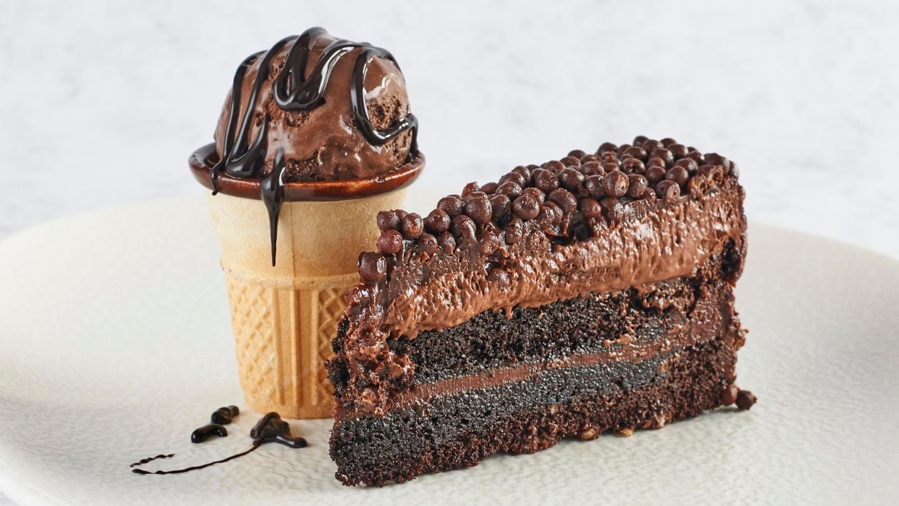 Tarta y helado muerte por chocolate – – Receta UFS