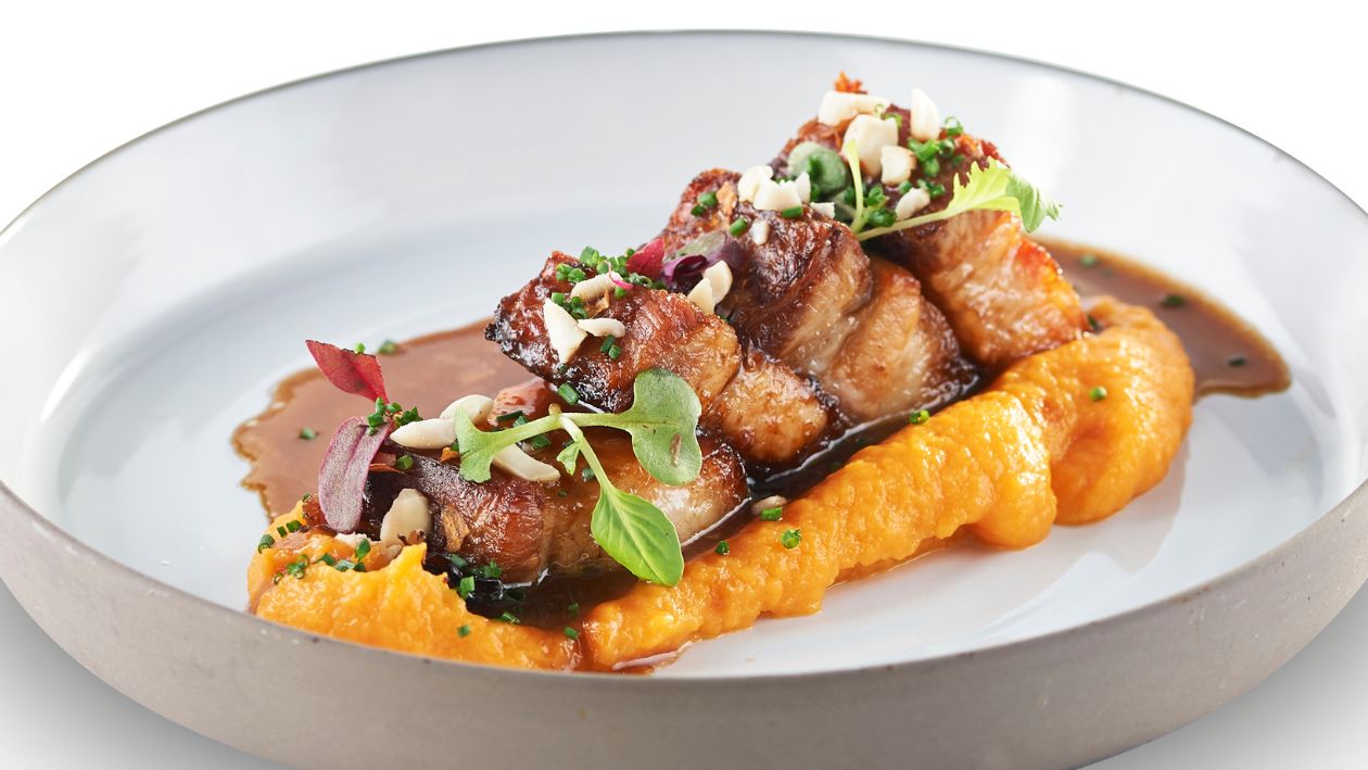 Panceta ibérica asada a baja temperatura Receta UFS Receta UFS