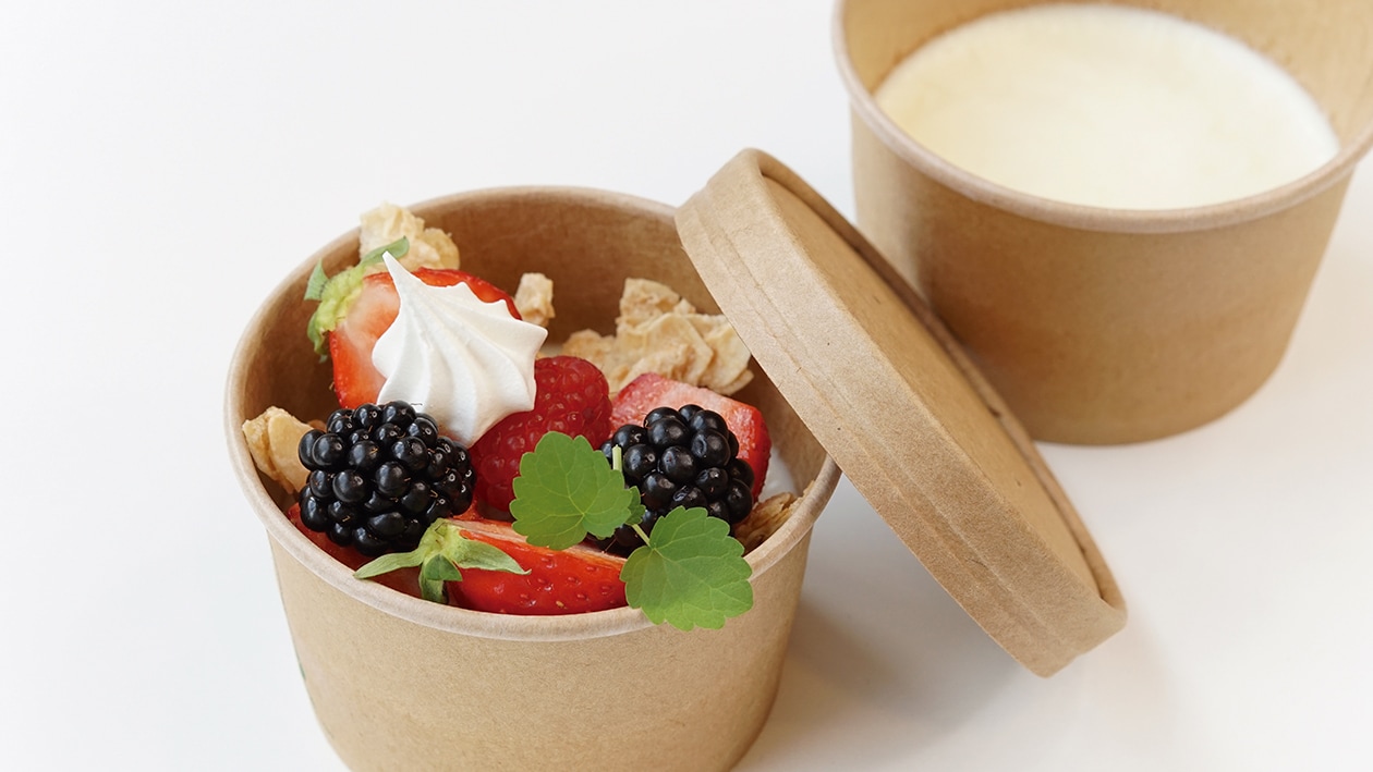 Tarta queso con frutas frescas – - Receta - UFS
