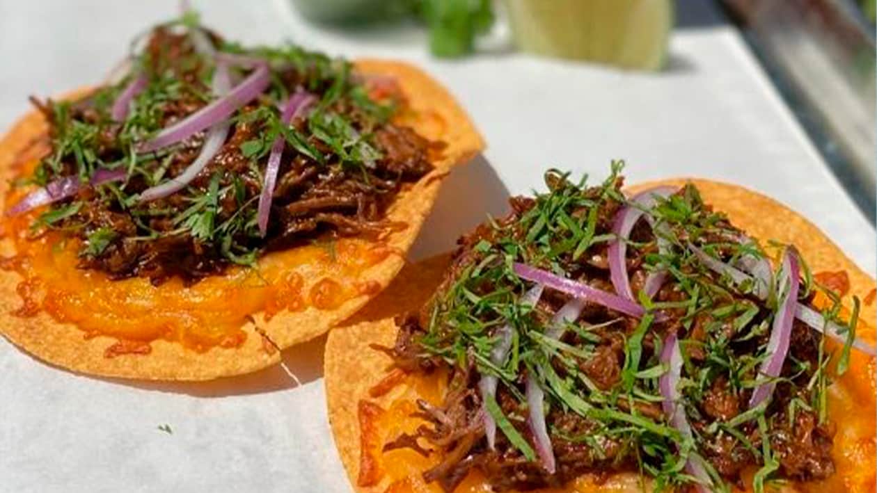 Tostas de Pulled Beef o carne desmenuzada a la barbacoa – - Receta - UFS Tostas de Pulled Beef o carne desmenuzada a la barbacoa – - Receta - UFS