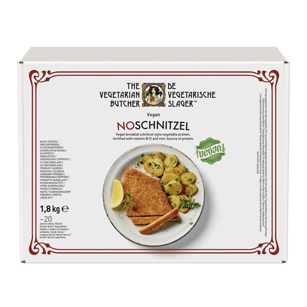 The Vegetarian Butcher NoLomo Empanado vegano caja 1,8kg - Cocinado sencillo y versátil, similar a la carne animal y elaborado a partir de soja no modificada genéticamente.