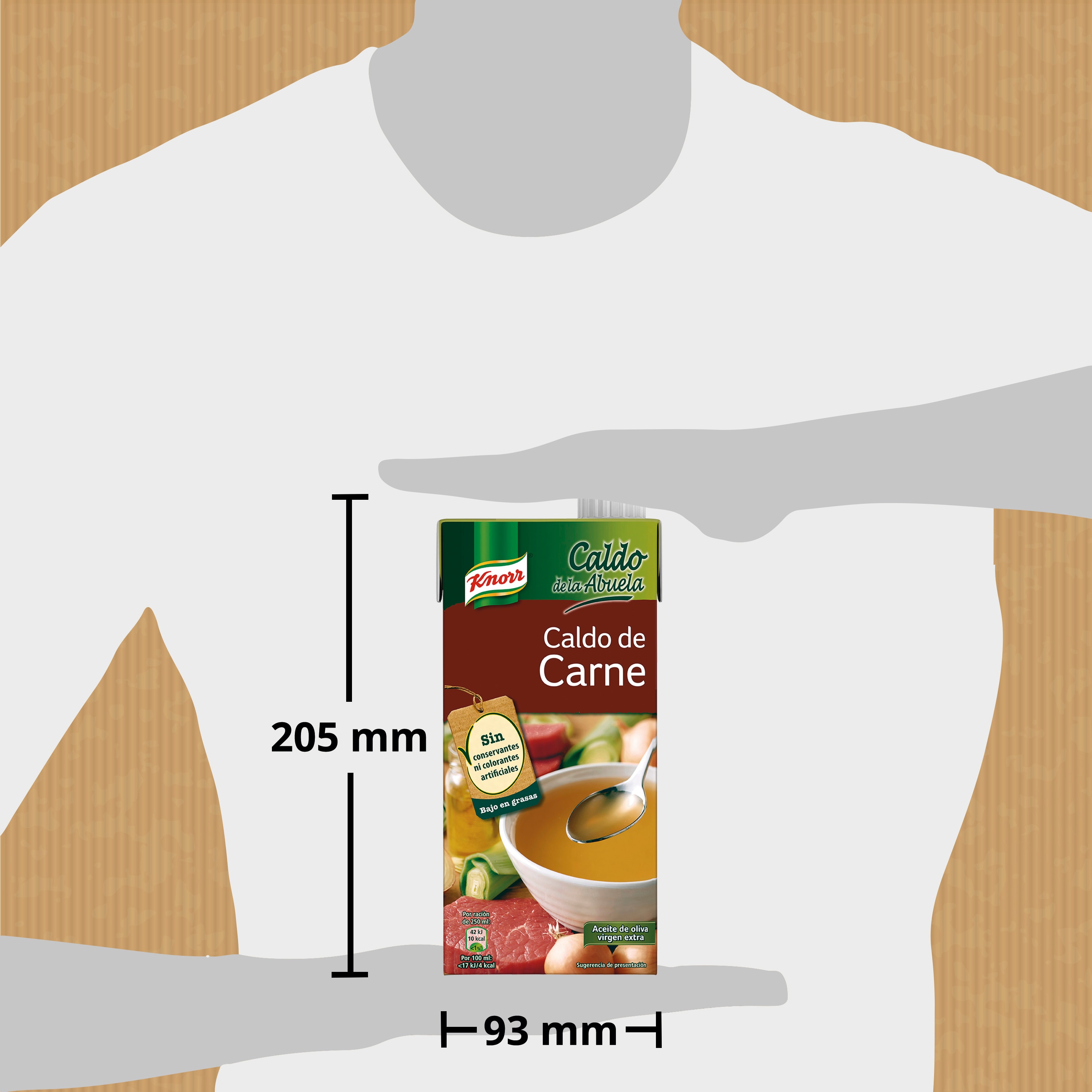 Knorr Caldo de la Abuela de Carne brik 1L - 