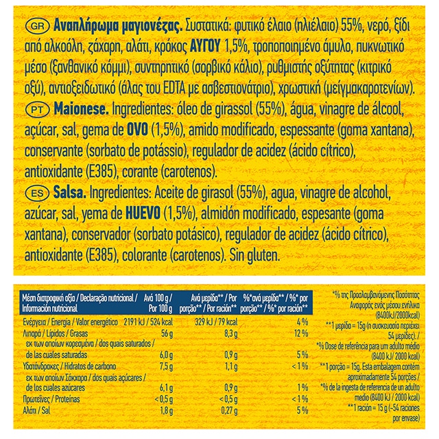 Hellmann’s Mayonesa botella 850ml - Salsa Mayonesa Hellmann’s. Nuevos sabores en un práctico envase