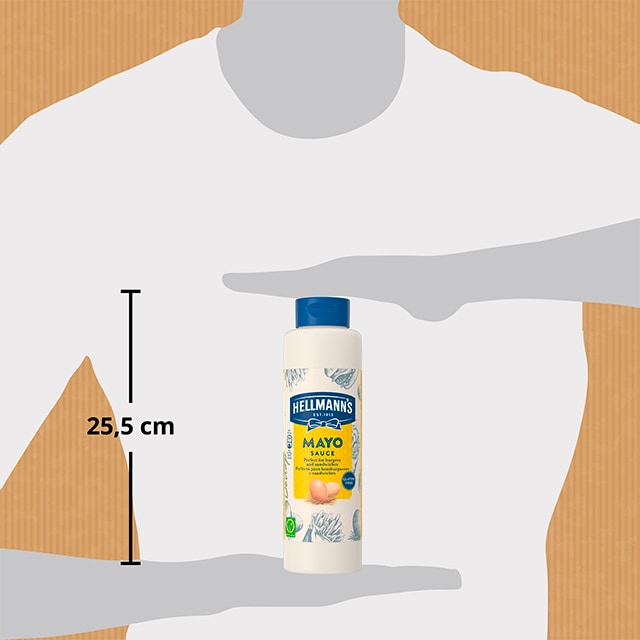 Hellmann’s Mayonesa botella 850ml - Salsa Mayonesa Hellmann’s. Nuevos sabores en un práctico envase