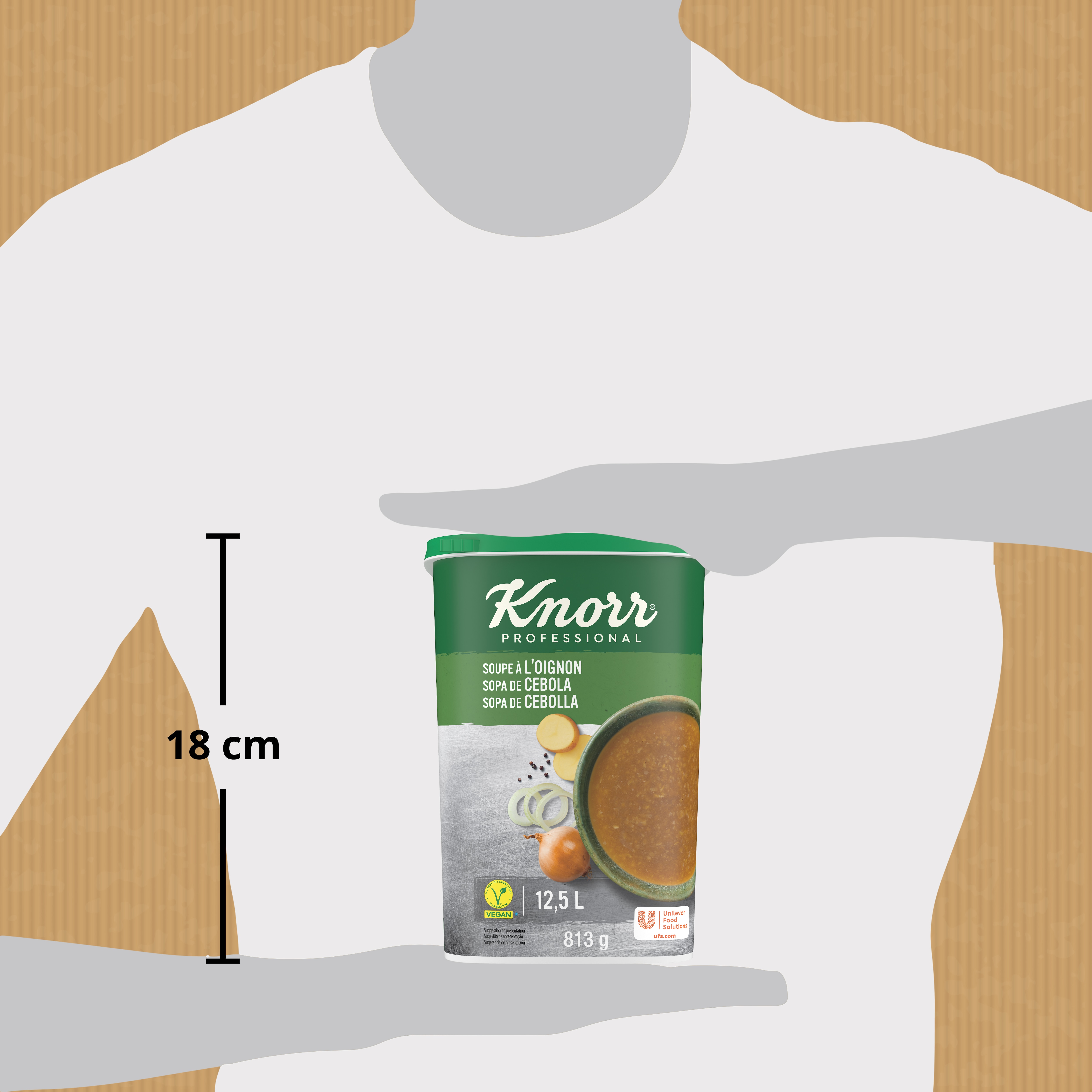 Knorr Sopa de Cebolla deshidratada bote 813gr - 