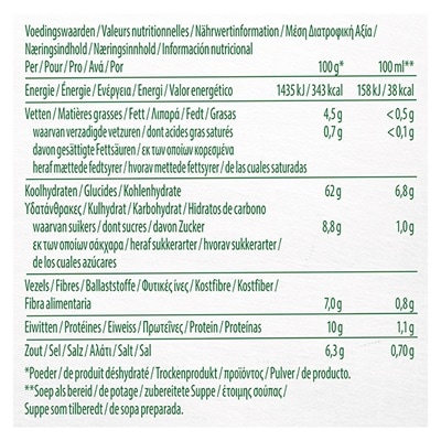 Knorr Sopa Minestrone deshidratada bote 1,045Kg - 
