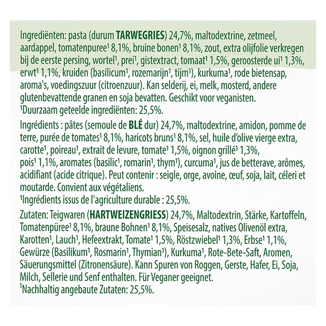 Knorr Sopa Minestrone deshidratada bote 1,045Kg - 