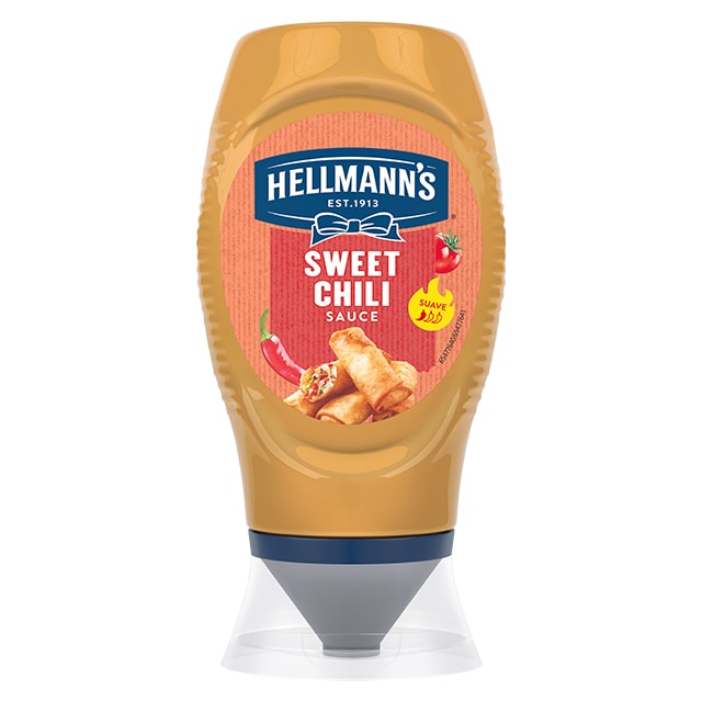 Hellmann’s Sweet Chili Bocabajo 250ml - Salsa Sweet ChiliHellmannn’s. Nuevos sabores en un práctico envase.