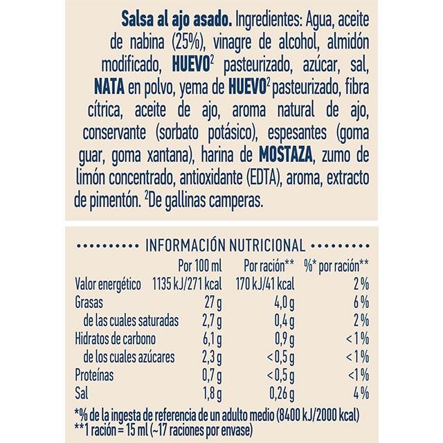Hellmann's Mayo Ajo Asado Bocabajo 250ml - Necesito salsas con personalidad que me ayuden a marcar la diferencia.