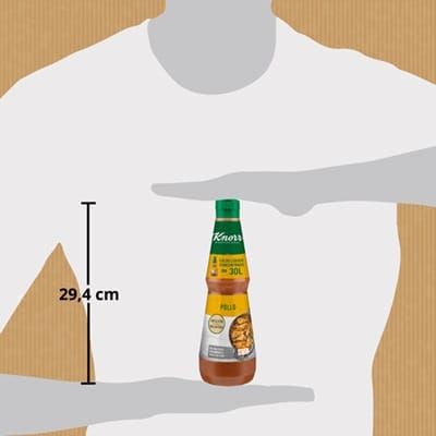 Knorr Caldo Líquido Concentrado de Pollo sin gluten y sin lactosa botella 1L - Caldo Líquido Concentrado de Pollo Knorr Professional: sabor natural al instante, en cualquier aplicación.
