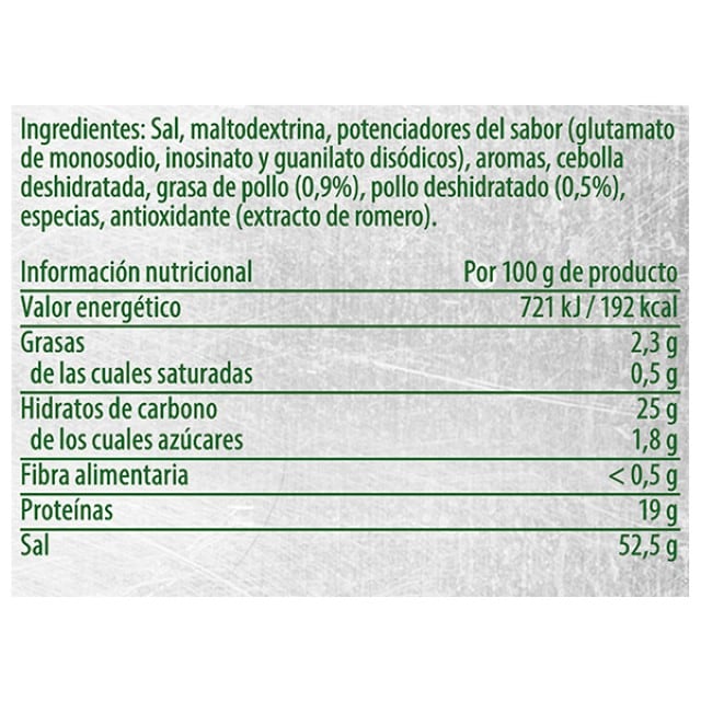 Knorr Caldo Sazonador de Pollo sin gluten y sin lactosa bote 1kg - Redondea y equilibra tus recetas con el Caldo de Pollo deshidratado Knorr, el Nº1 en ventas.