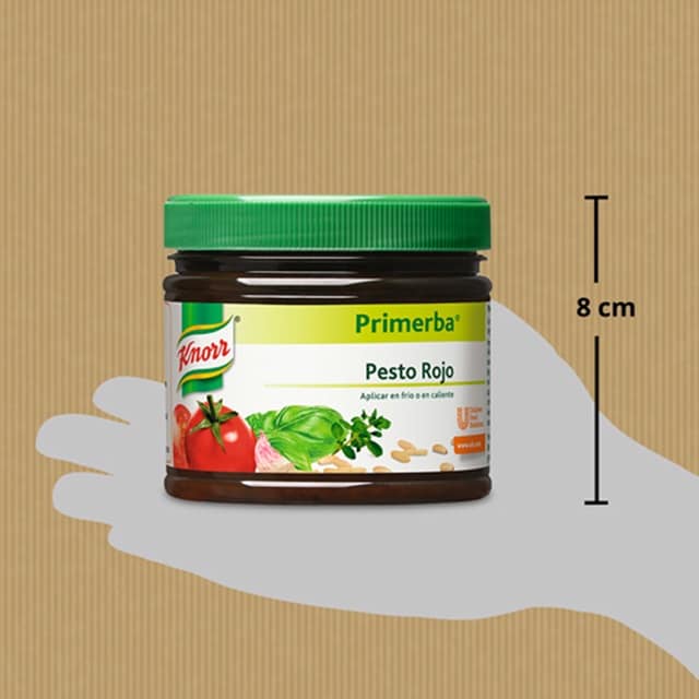 Knorr Primerba Pesto Rojo sin gluten bote 340g - 