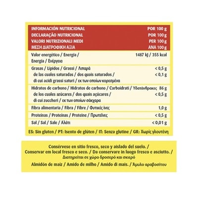 Maizena Harina Fina de Maíz sin gluten caja 2,5kg - Maizena® acompaña a los chefs profesionales en sus recetas, sin fallar desde hace más de 150 años.