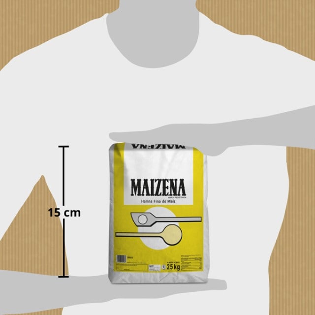 Maizena Harina Fina de Maiz Espesante Sin Gluten Saco 25Kg - 