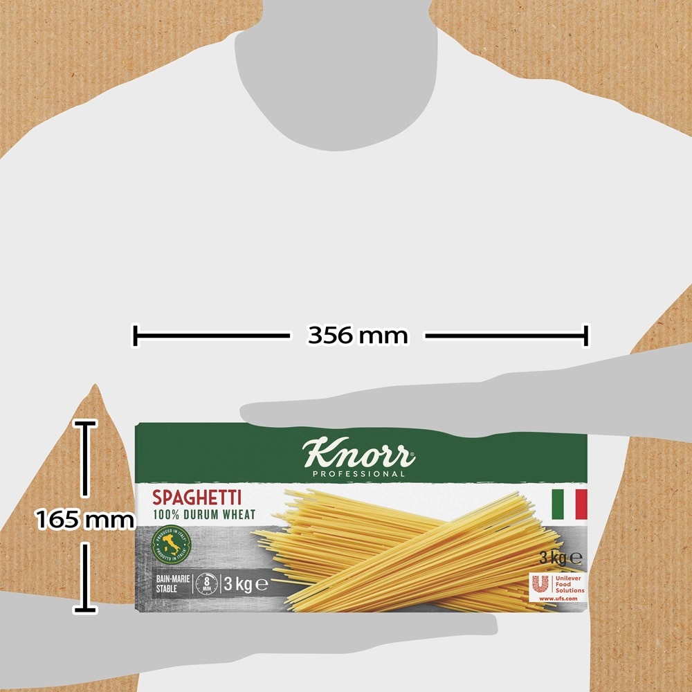Knorr Spaguetti Pasta Seca Caja 3kg - 