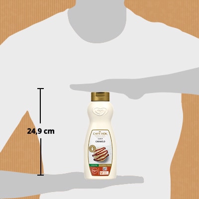 Sirope de caramelo Carte d'Or botella 1L Sin Gluten - El Sirope de Caramelo y todos los Siropes Carte d’Or Profesional son los preferidos por los chefs, debido a que están diseñados con colores y sabores para seducir con tus postres.