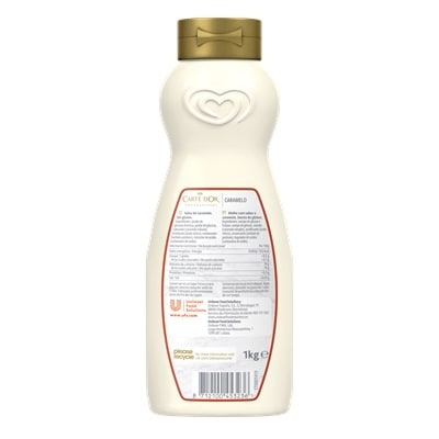 Carte d'Or Sirope de Caramelo sin gluten botella 1L - El Sirope de Caramelo y todos los Siropes Carte d’Or Profesional son los preferidos por los chefs, debido a que están diseñados con colores y sabores para seducir con tus postres.